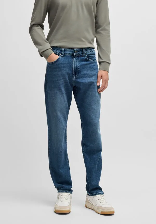 Джинсы прямого кроя Boss, Medium Blue