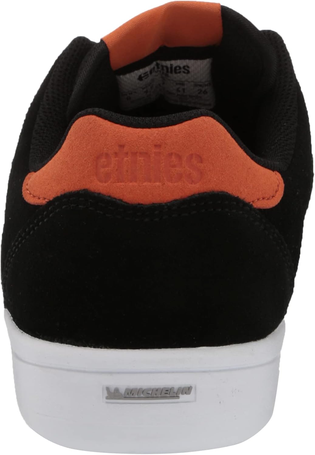 Мужские низкие кеды для скейтборда Etnies Veer, белый/черный/оранжевый — фото 3