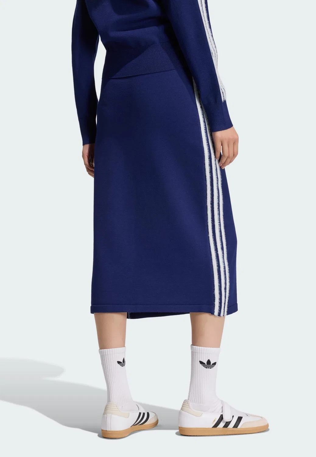 Юбка Adidas Originals темно-синего цвета — фото 3