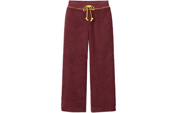 

Повседневные брюки Uniqlo х Jw Anderson, бордовый, Красный, Повседневные брюки Uniqlo х Jw Anderson, бордовый