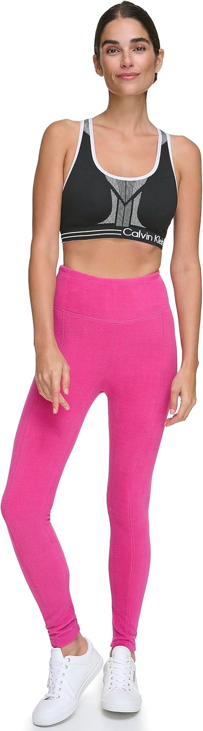 

Женские зимние флисовые леггинсы с высокой талией Calvin Klein, Rhubarb