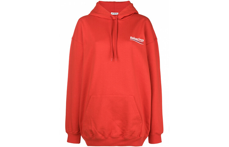 

Толстовка женская Balenciaga с капюшоном, красный
