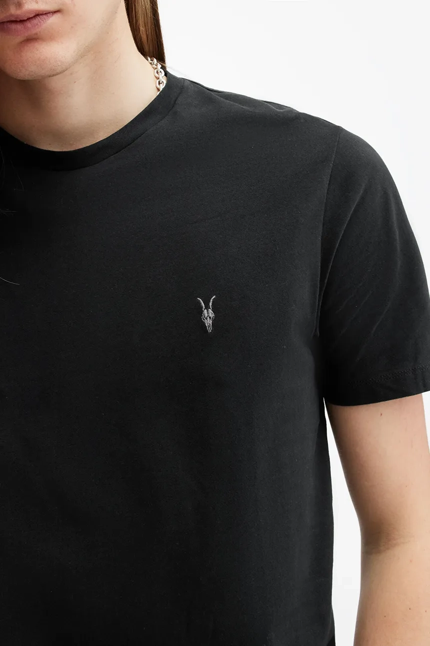 Футболка BRACE из хлопка AllSaints, черный — фото 4