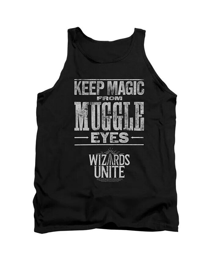 

Мужская майка для взрослых Wizards Unite Hidden Magic Harry Potter, черный