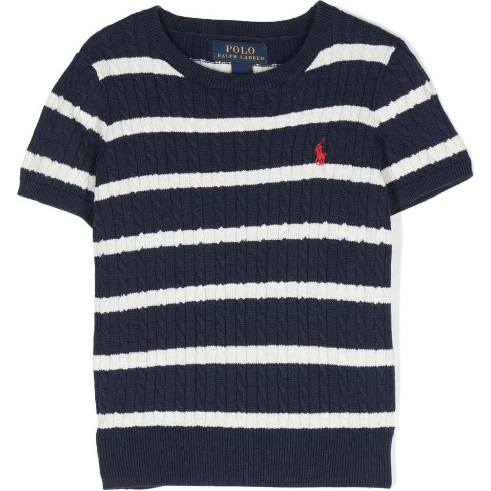 Футболка поло FW23 морской синий детский Polo Ralph Lauren — фото 2