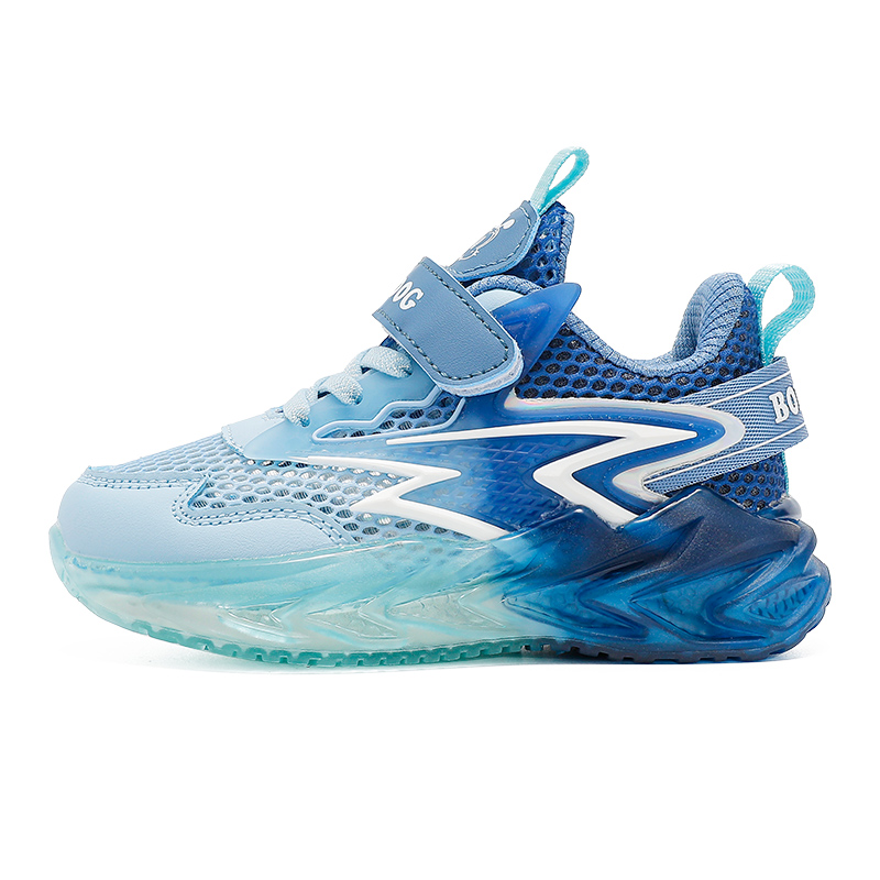 

Легкие амортизирующие низкие детские кроссовки для повседневной носки BOBDOG, синий