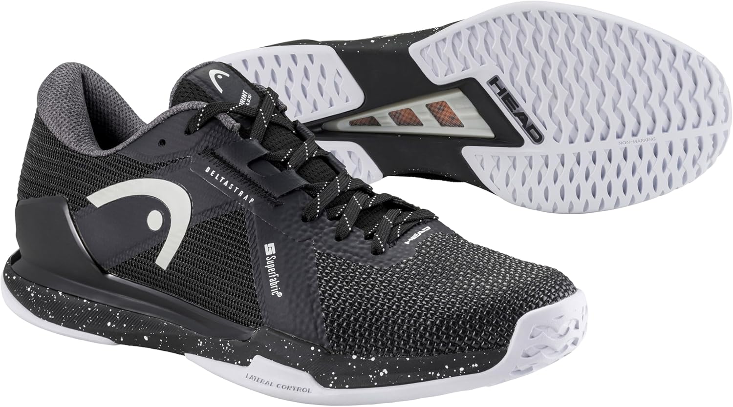 Мужские теннисные кроссовки HEAD Sprint Pro 4.0 SF, белый/черный — фото 2