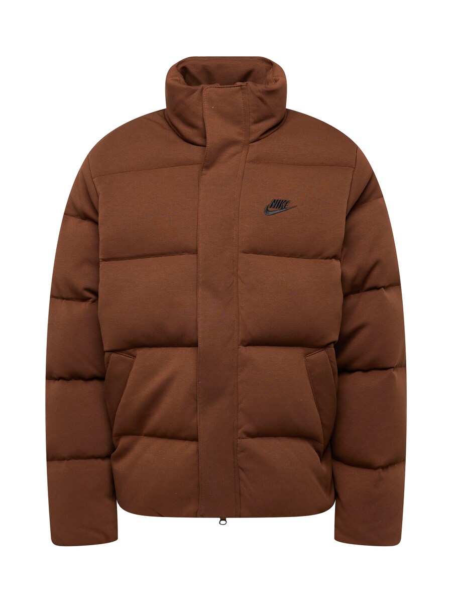 

Спортивная толстовка с капюшоном на молнии Nike Sportswear, коричневый
