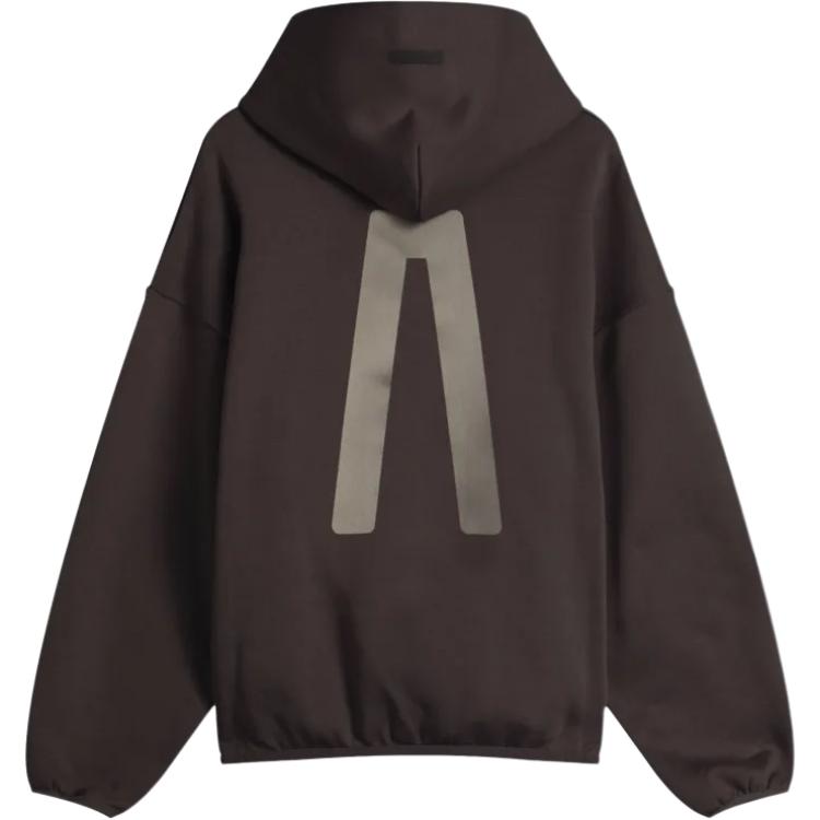 Fear Of God Athletics Solid Fleece Hoodie Adidas, коричневый — фото 3