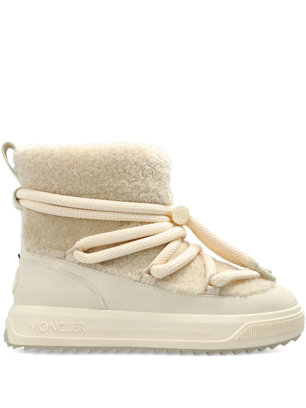 Зимние сапоги Altive Mid с кулиской Moncler, слоновая кость