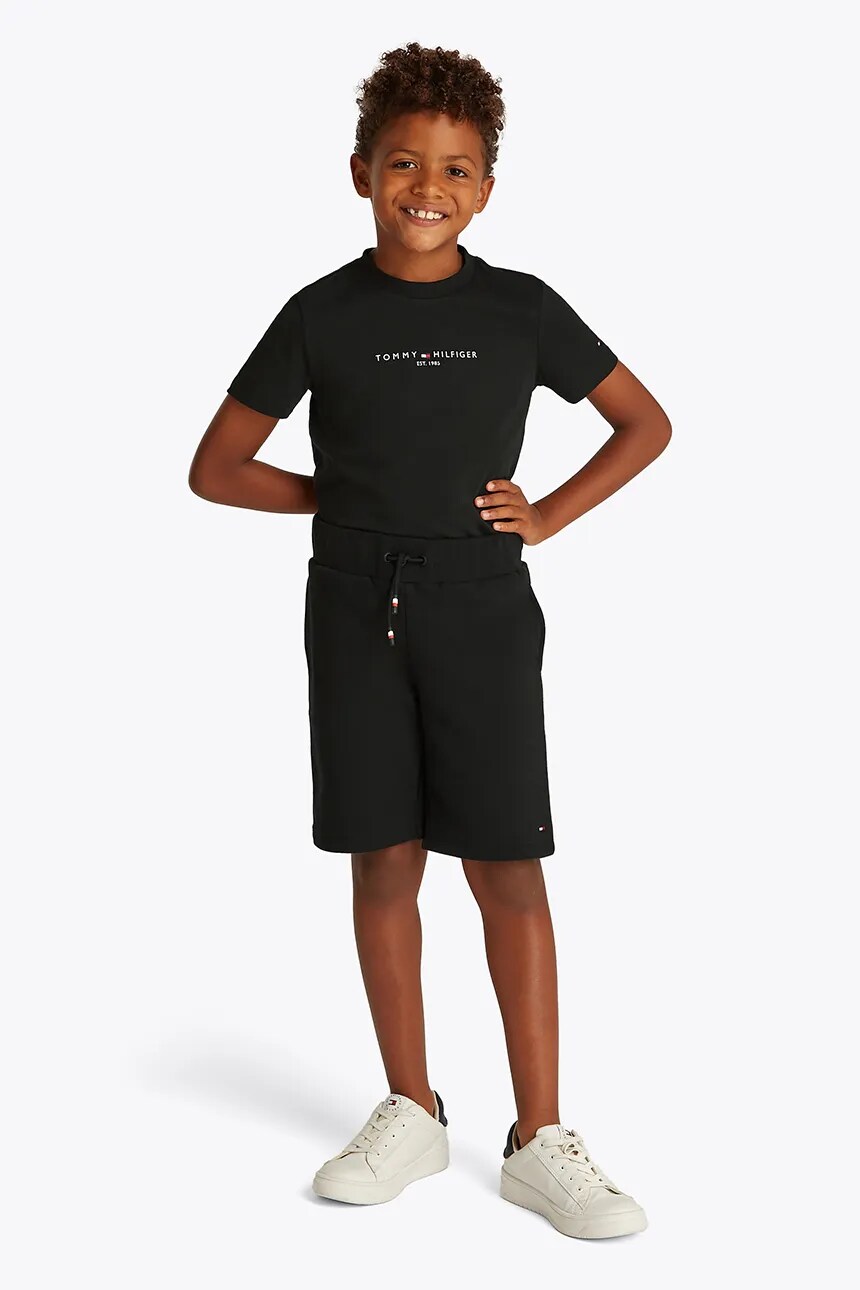 

Детский комплект из хлопка Tommy Hilfiger, черный