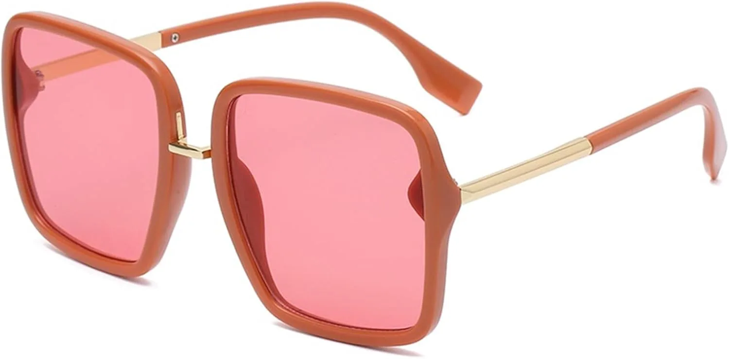 

Солнцезащитные очки XINXIN в квадратной оправе большого размера для мужчин и женщин, для отдыха на природе, пляжа и вождения (Цвет: F, Размер: Средний), F