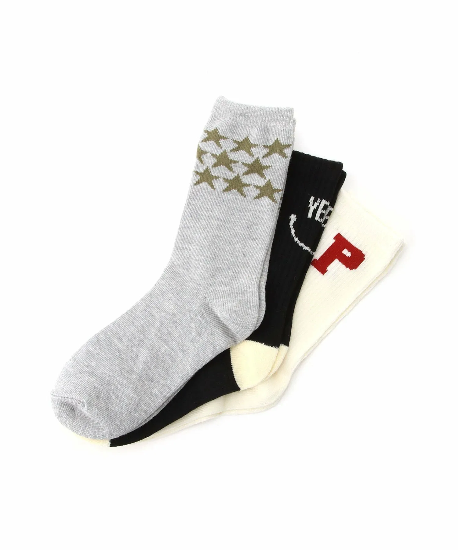 Носки Набор носков /(K) 3P Ocean&Ground, off white