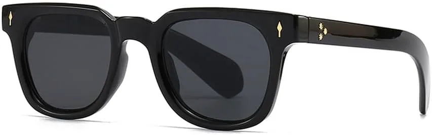 

Солнцезащитные очки в квадратной оправе для мужчин, унисекс, ретро-солнцезащитные очки для женщин, оранжевые, зеленые, черные, женские аксессуары WNCKSQ, Full Black