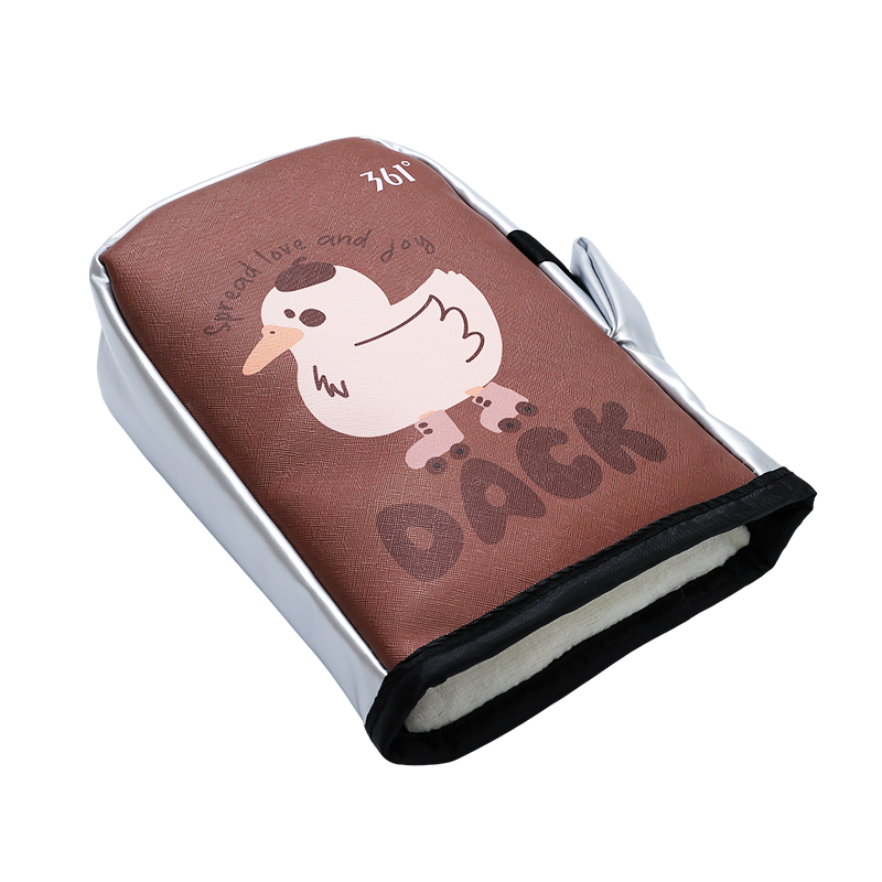 

Теплые перчатки из искусственной кожи PU Unisex 361°, coffee duck