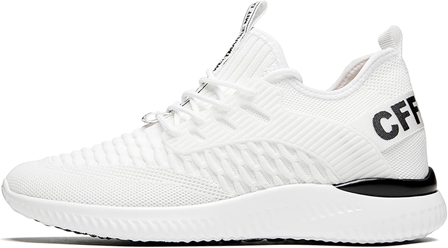 

Мужские кроссовки с лифтом 2,4-10 см, дышащая сетка, легкие спортивные прогулочные обувь для мужчин Bkmyth, белый