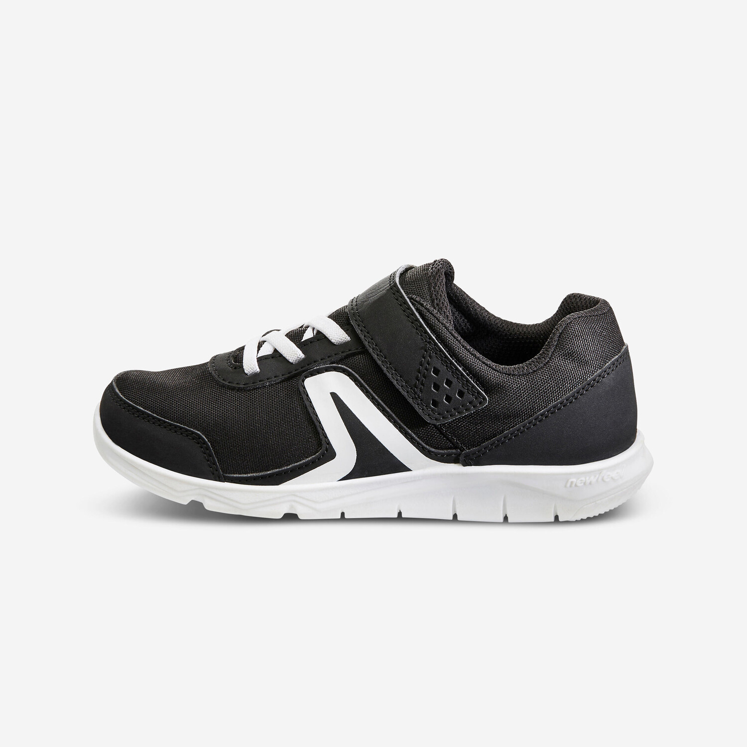 

Детские кроссовки с язычками PW 100 - черный Decathlon