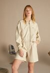 

Куртка из синтетической кожи SYNTHETIC LEATHER BOMBER JACKET Zign Studio, белый