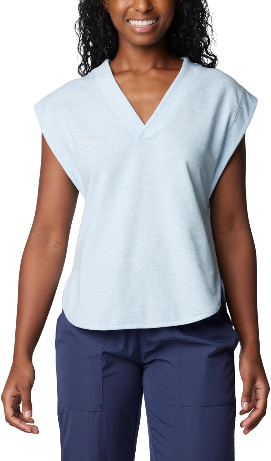 

Топ женский Columbia Womens Sage Lookout French Terry, Whisper