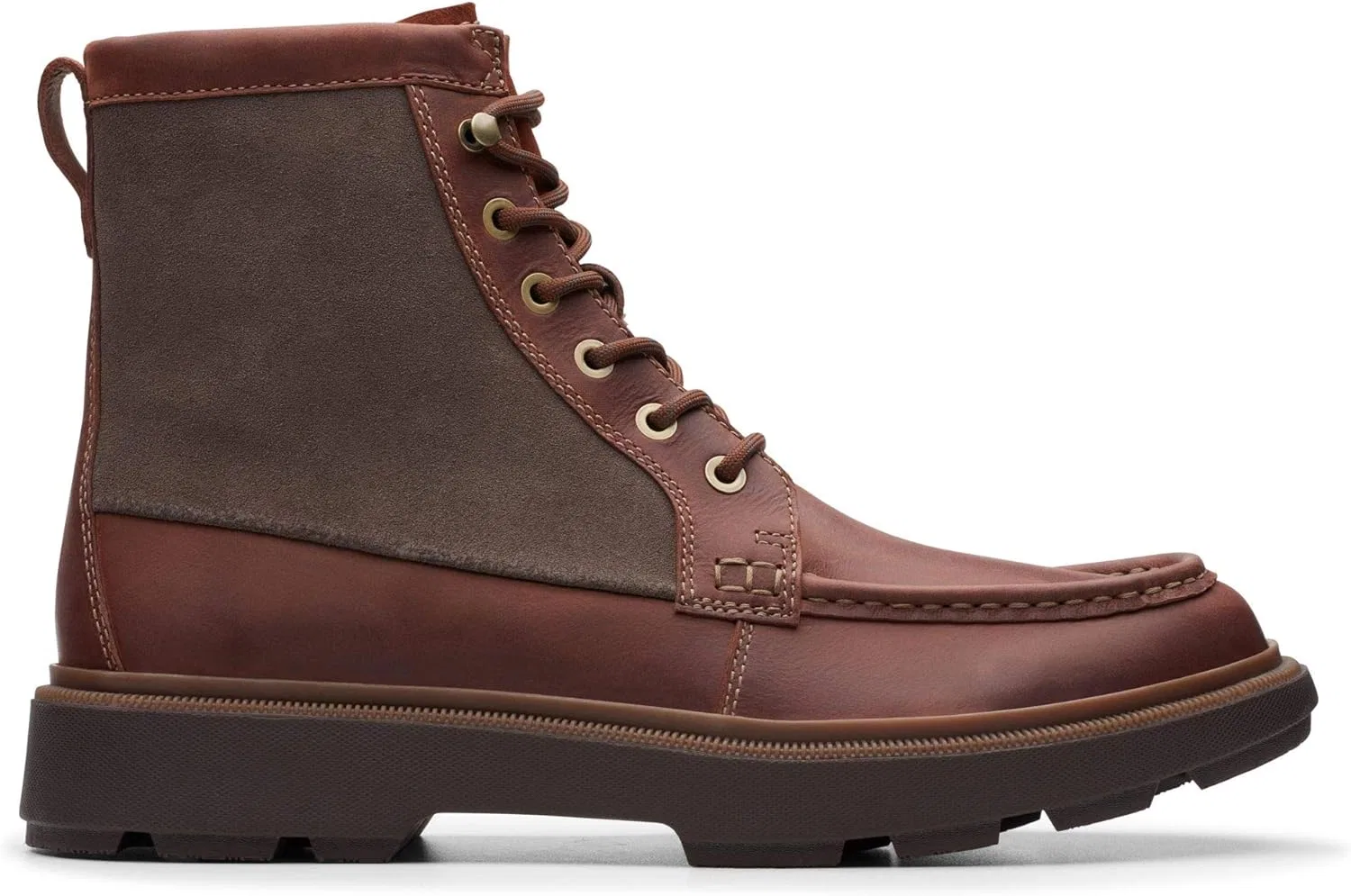 Мужские ботинки Clarks Dempsey Peak, красный/коричневый