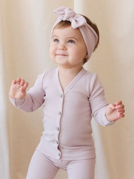 Кардиган фиолетового оттенка из органического хлопка и модала Jamie Kay, LAV[071]