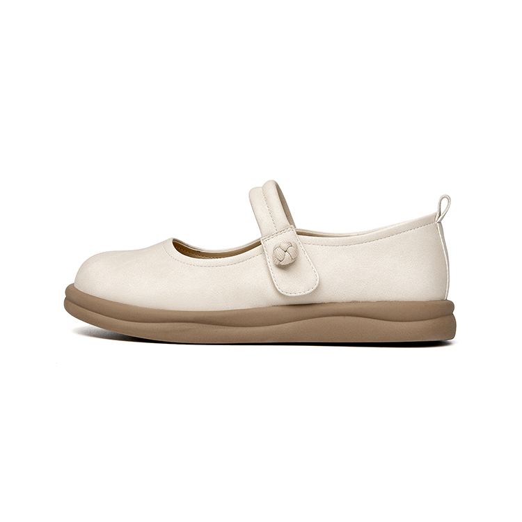 Женские туфли Flat Mary Jane JOSINY, Экрю