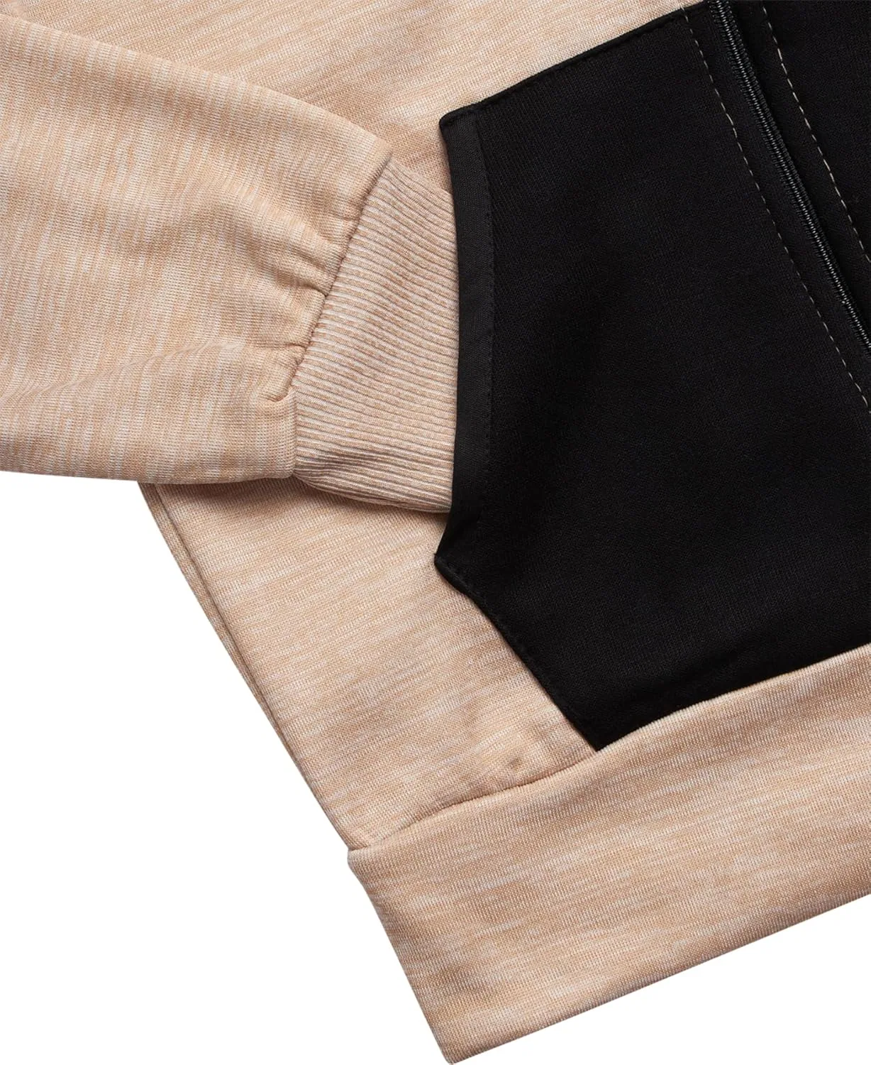 Детский спортивный костюм из флиса Pro Athlete, 2 предмета, цвет Khaki Black — фото 3