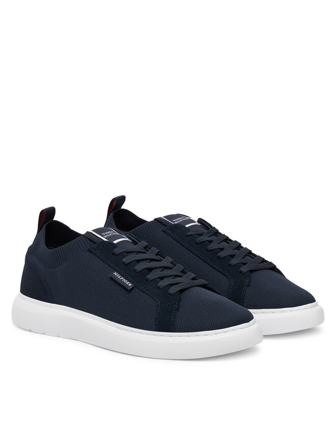 Кроссовки Light Cupsole Knit Seasonal Fm0Fm05403 Tommy Hilfiger, синий — фото 2