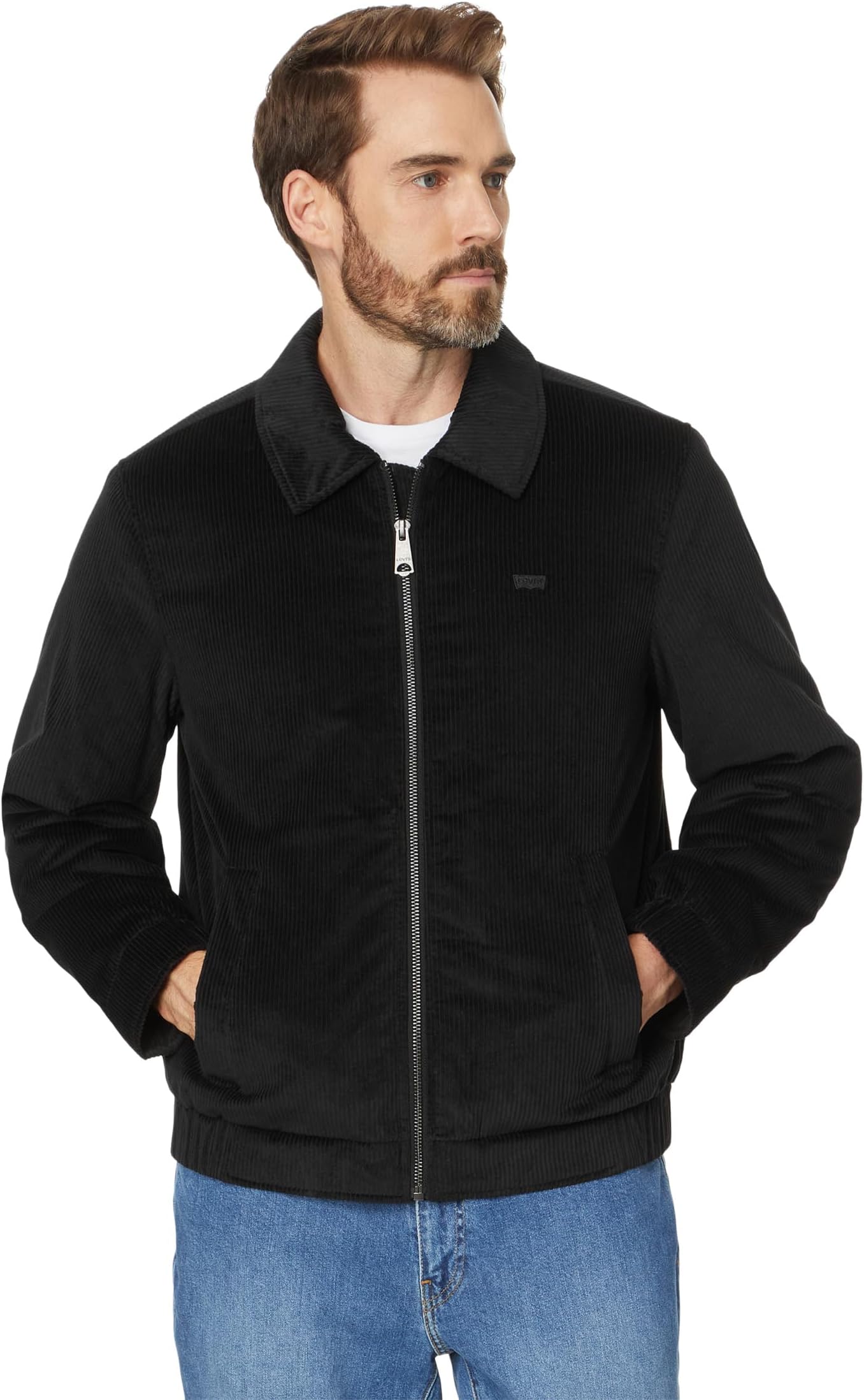 

Куртка Levi's Corduroy Bomber Jacket, черный