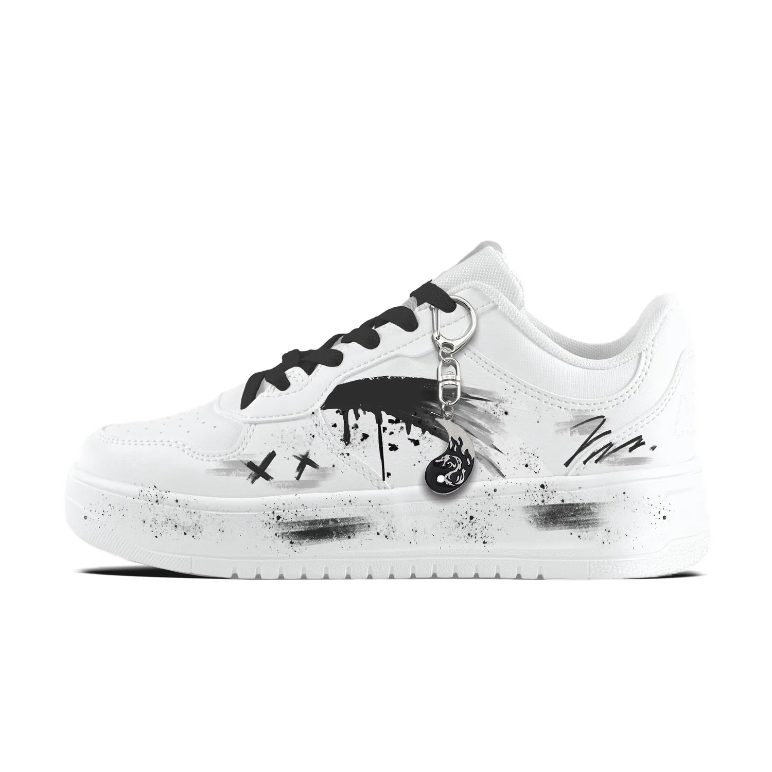 Кроссовки скейтерские Ink Splatter ANTA White