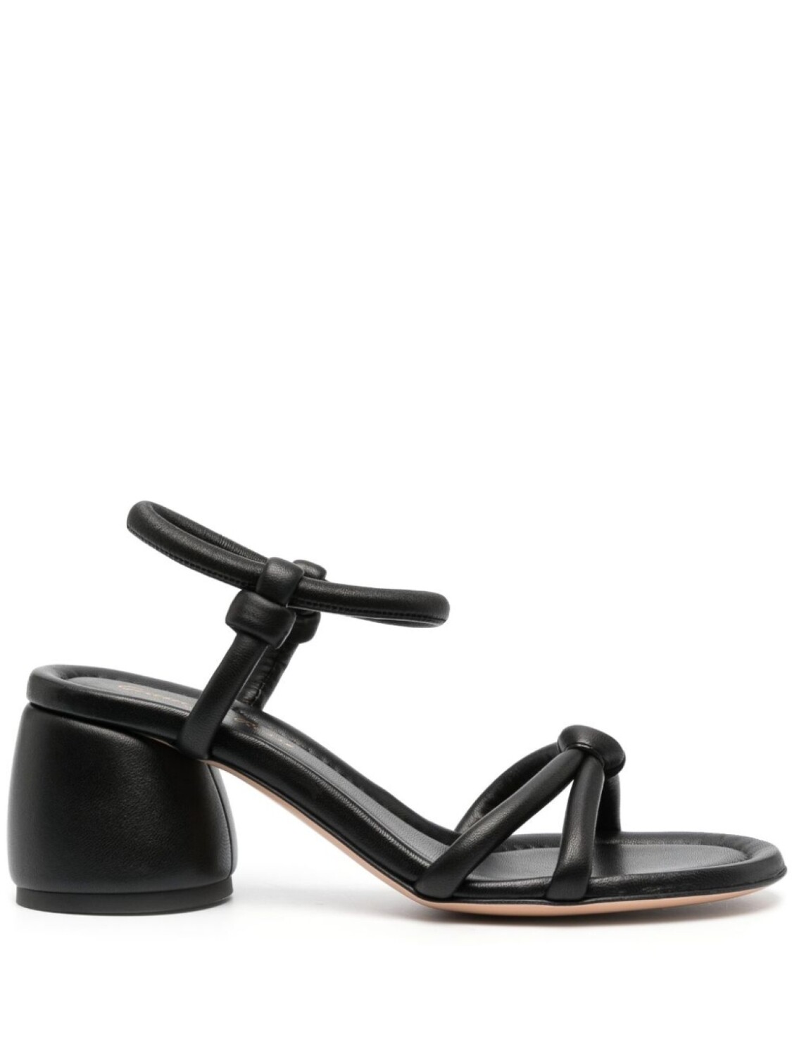 

Gianvito Rossi босоножки с перекрученной деталью, черный
