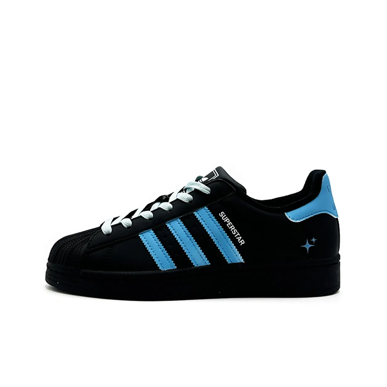 Детские кроссовки для скейтбординга Adidas Originals Superstar 2 черные