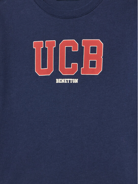 Футболка обычного кроя 3I1XG10HT United Colors Of Benetton, синий — фото 3