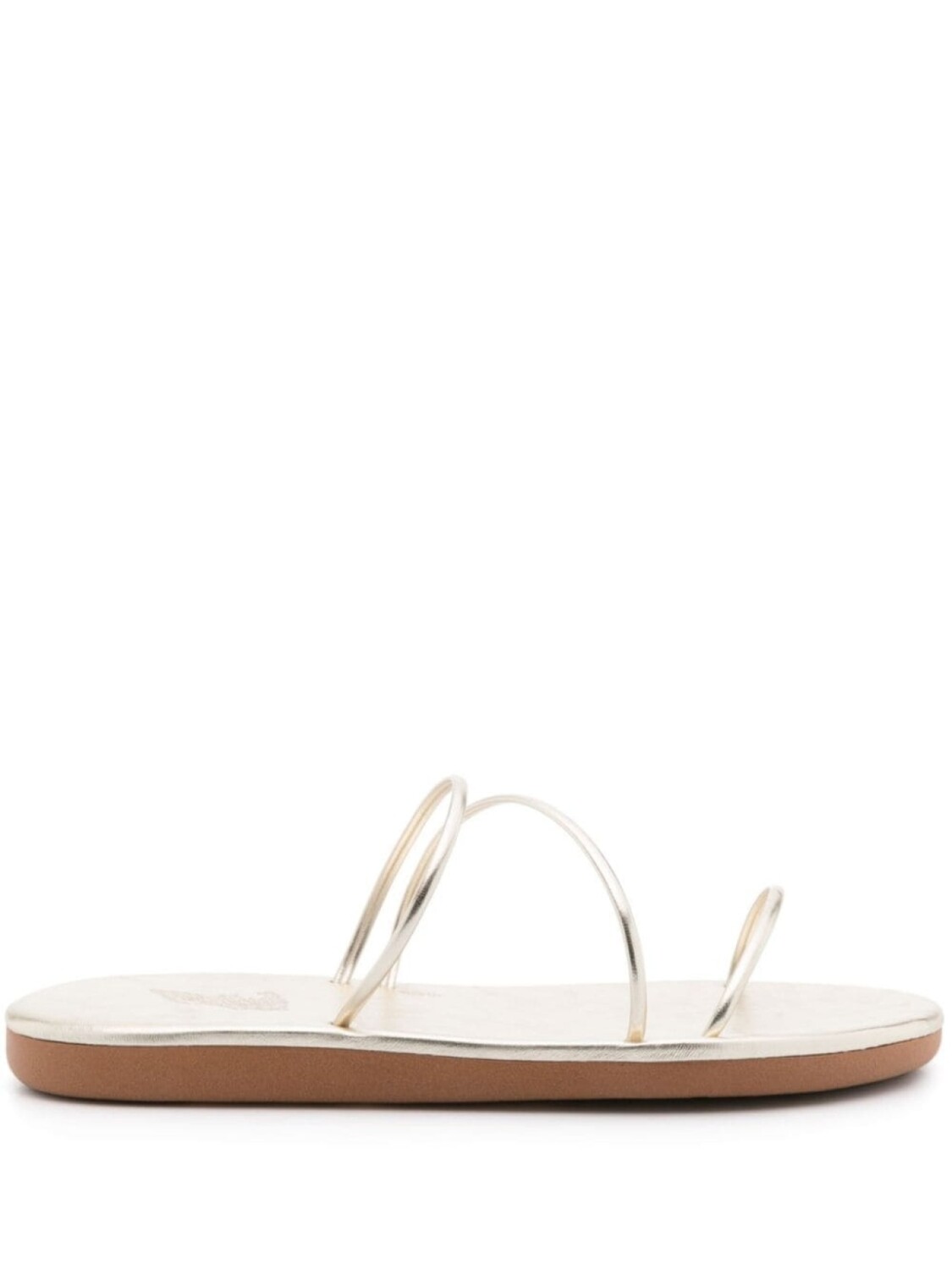 Ancient Greek Sandals сандалии Polytimi, металлик