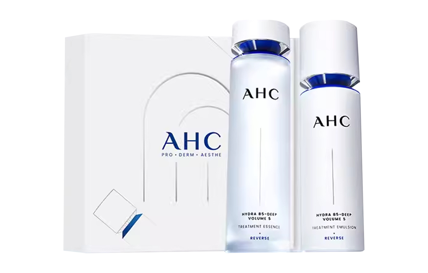Набор уходовой косметики AHC Love And Pure Dewy Water Lotion для уменьшения морщин, подтяжки и увлажнения 130мл+100мл A.H.C — фото 4