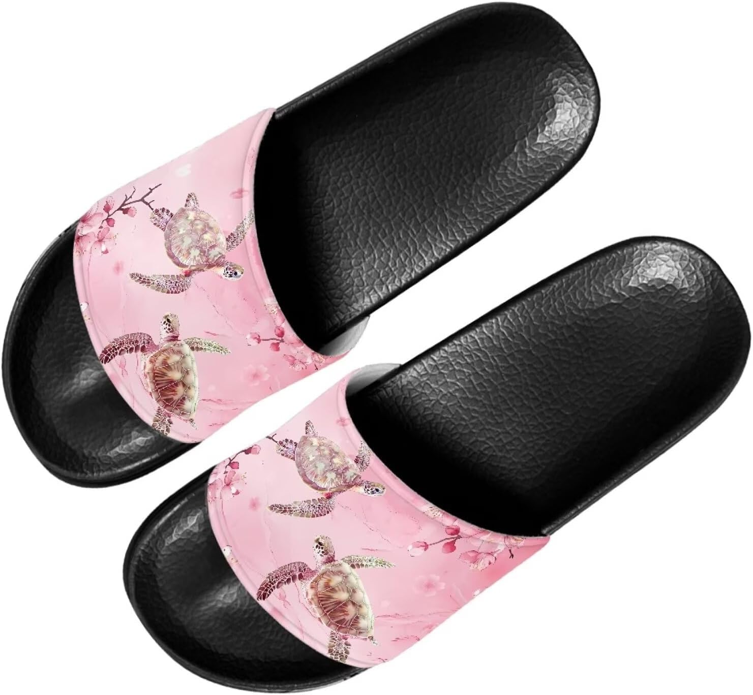 

Женские мягкие нескользящие сандалии Forchrinse, плоские шлепанцы для пляжа, бассейна, душа и дома, розовый