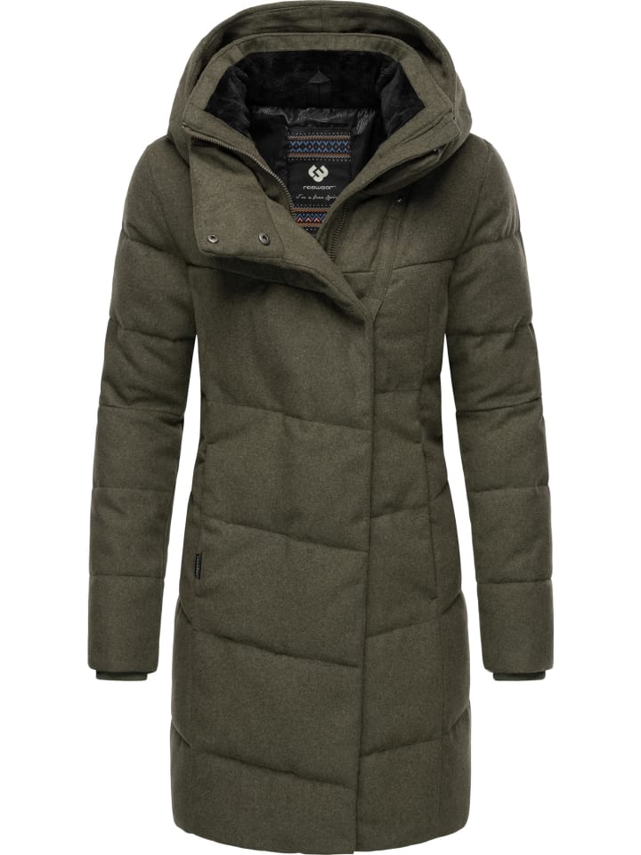 

Пуховик ragwear Pavla Coat, цвет dark olive