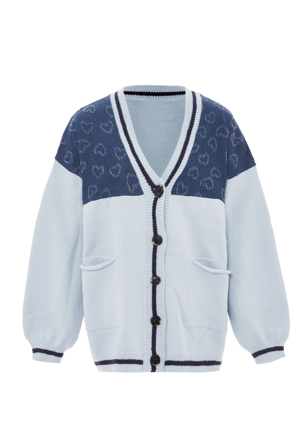 

Толстовка SANIKA Strickjacke, цвет Hellblau Marine