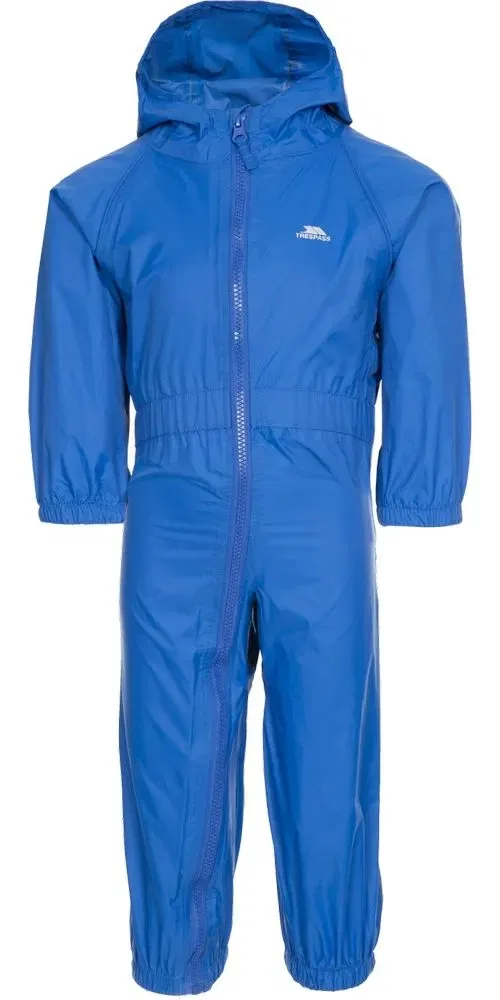 Снего-дождевой комбинезон детский Button Rain Suit Trespass, синий