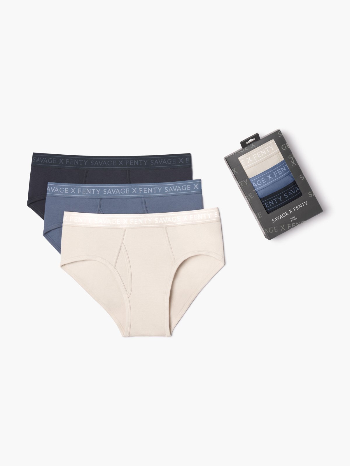 

Трусы боксеры Savage X Fenty Savage Classics 3-Pack, цвет Taupe/Blue/Navy