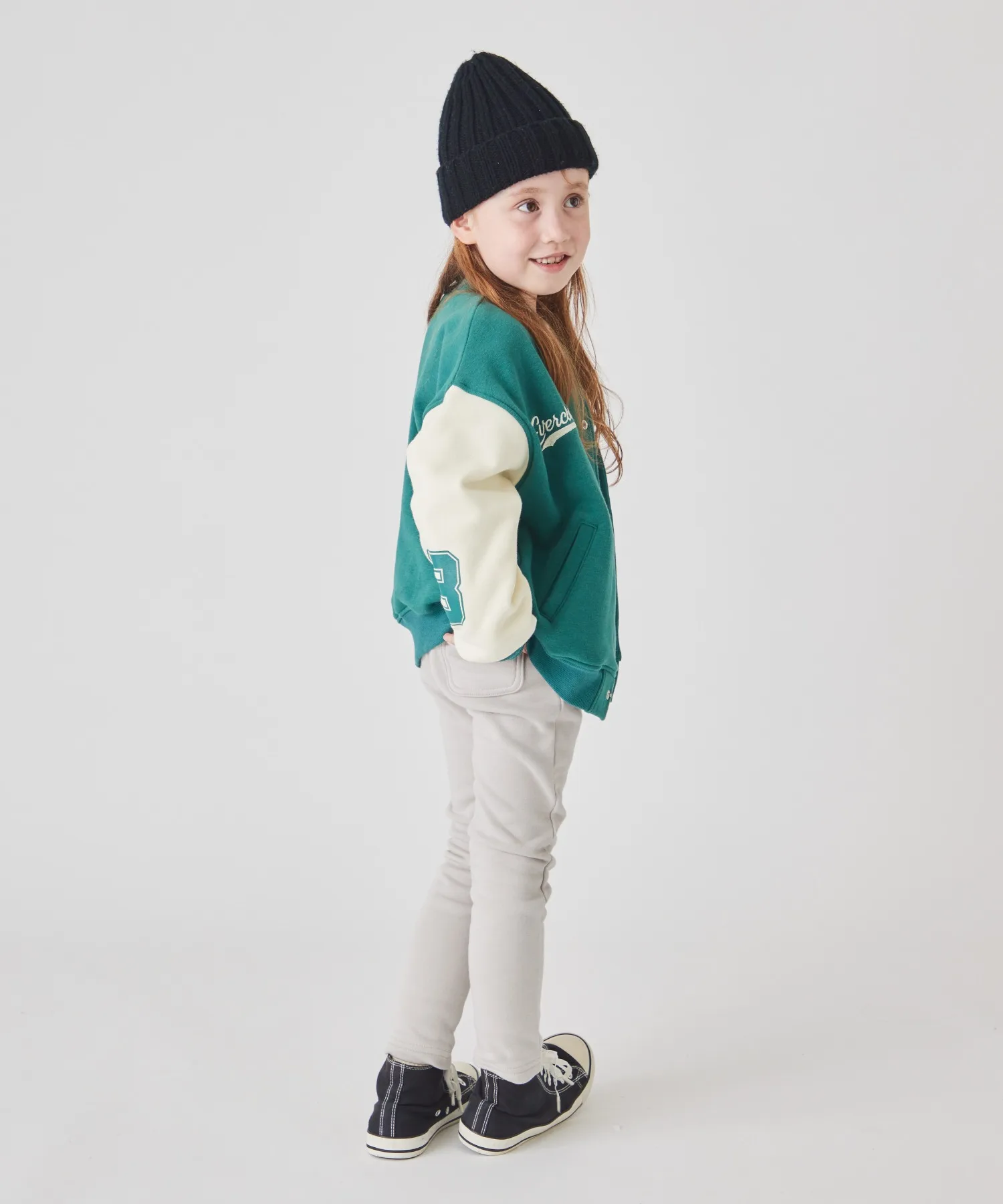 Детские штаны с флисом внутри модели 32630 ever closet синие — фото 4