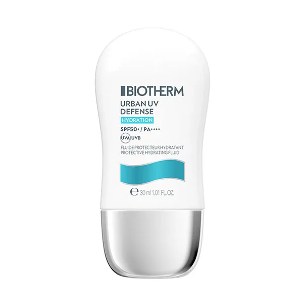 

Увлажняющий флюид для лица и солнцезащитный крем Urban Uv Defense Hydration Spf50+ Biotherm, 30 ml