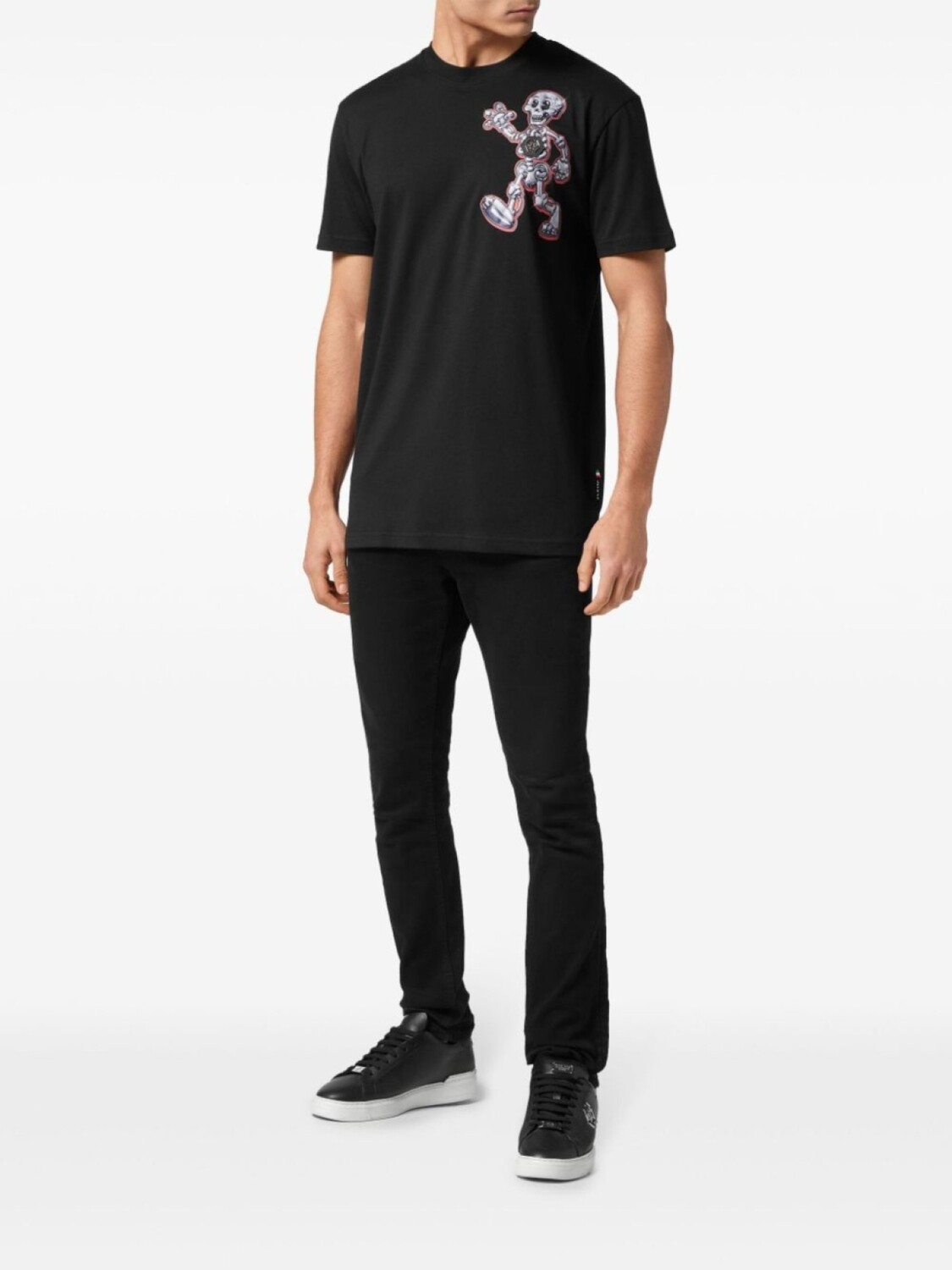 

Philipp Plein футболка Skully Gang, черный