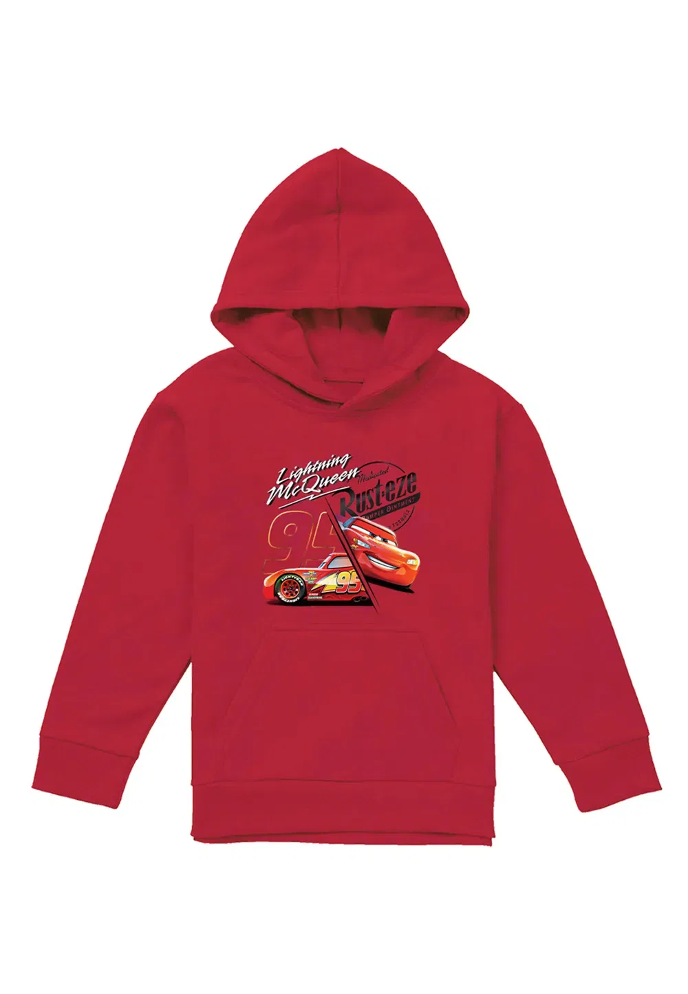 Детский худи с Lightning Mcqueen, красный, Disney, красный — фото 4