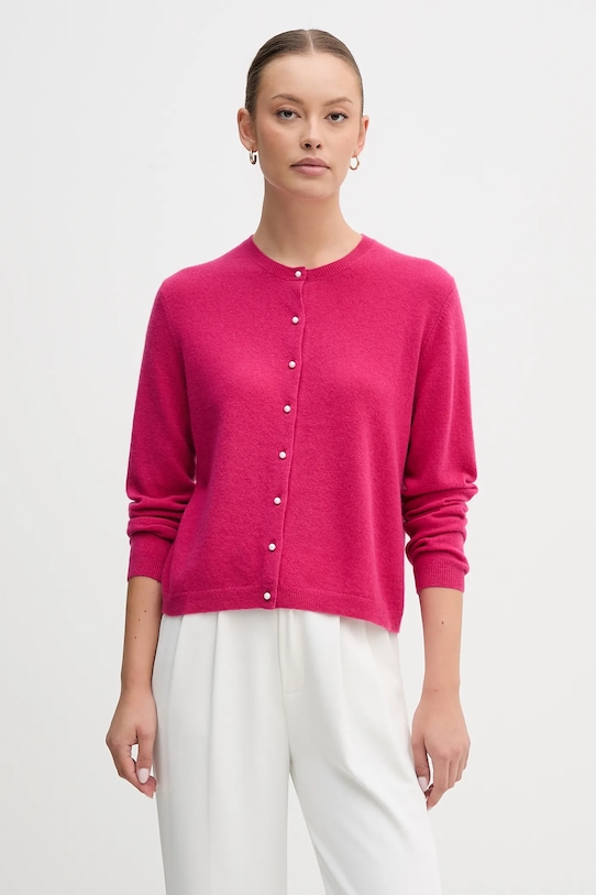 

Шерстяной кардиган United Colors Of Benetton, розовый