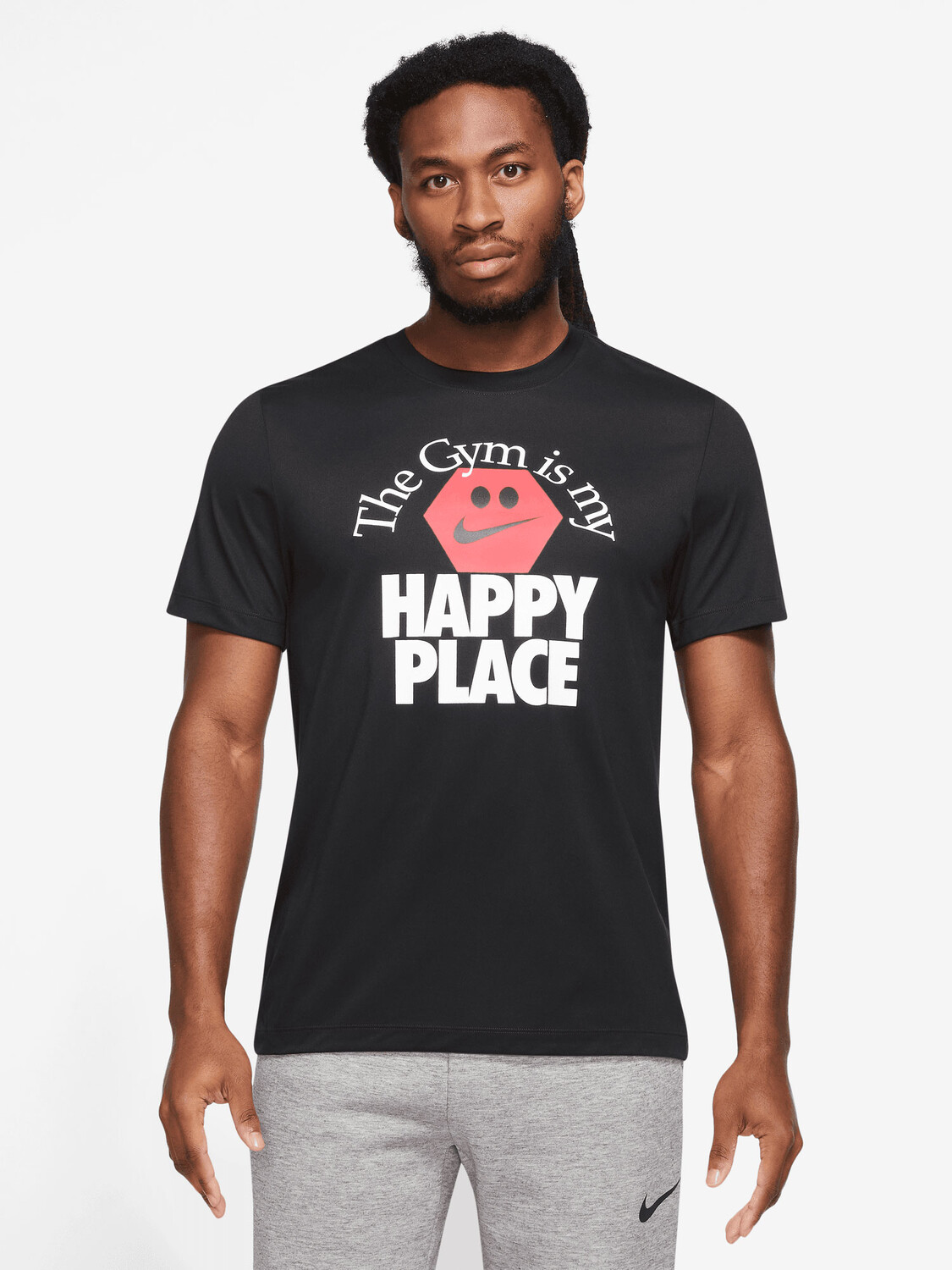 

Футболка Nike M NK DF RLGD HAPPY PLACE, черный