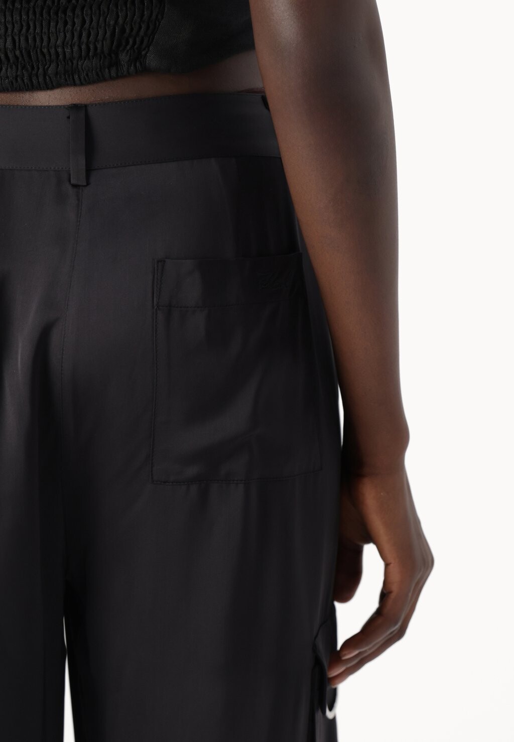 

Брюки в стиле милитари PANTS KARL LAGERFELD, черный