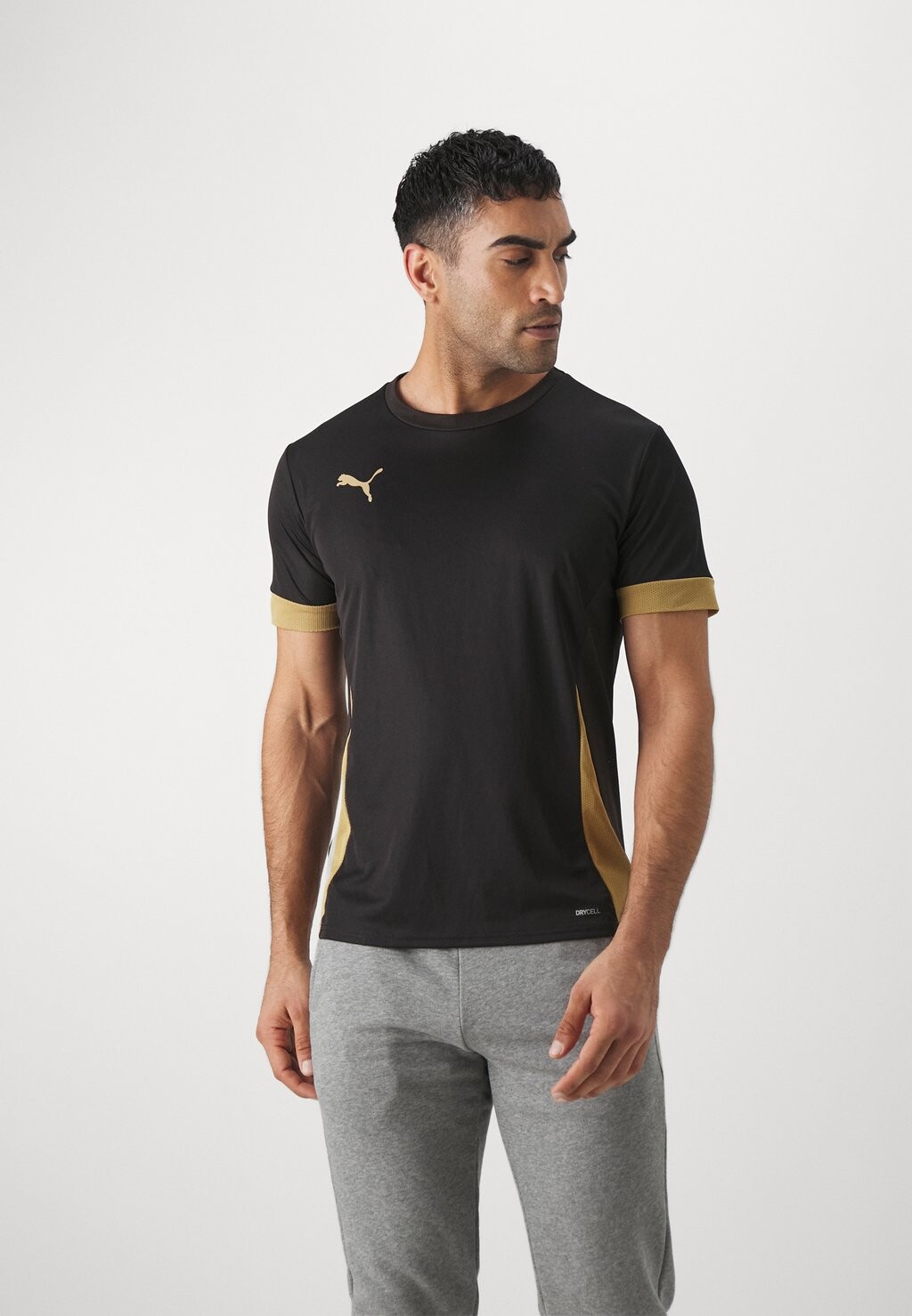 

Спортивная футболка Teamgoal Matchday Puma, цвет black/gold/matte gold