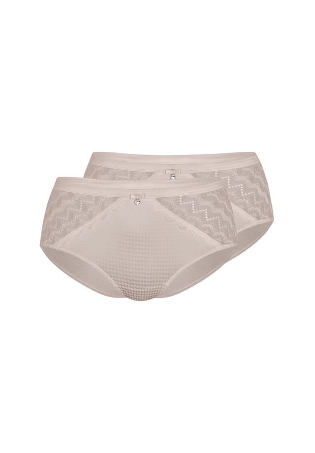 

Трусики красивые классические упаковка из 2 шт. Sassa, цвет nude
