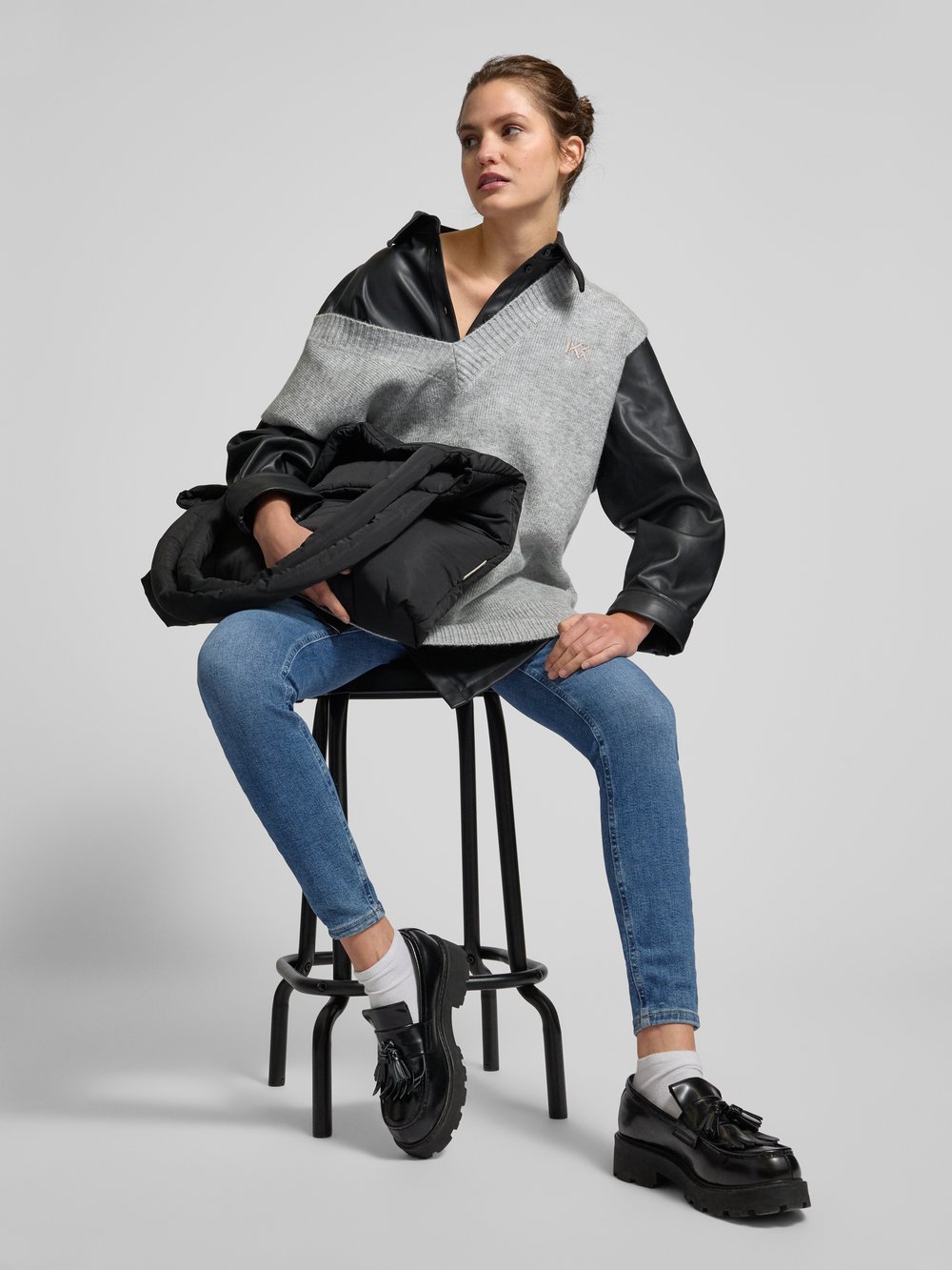 

Джинсы суперскинни с 5-карманным дизайном Calvin Klein Jeans
